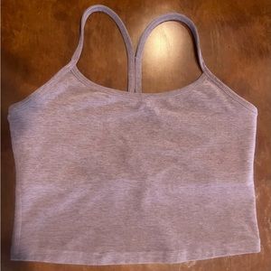 Beyond Yoga Spacedye Slim Racerback Cropped Tank w/ Shelf Bra